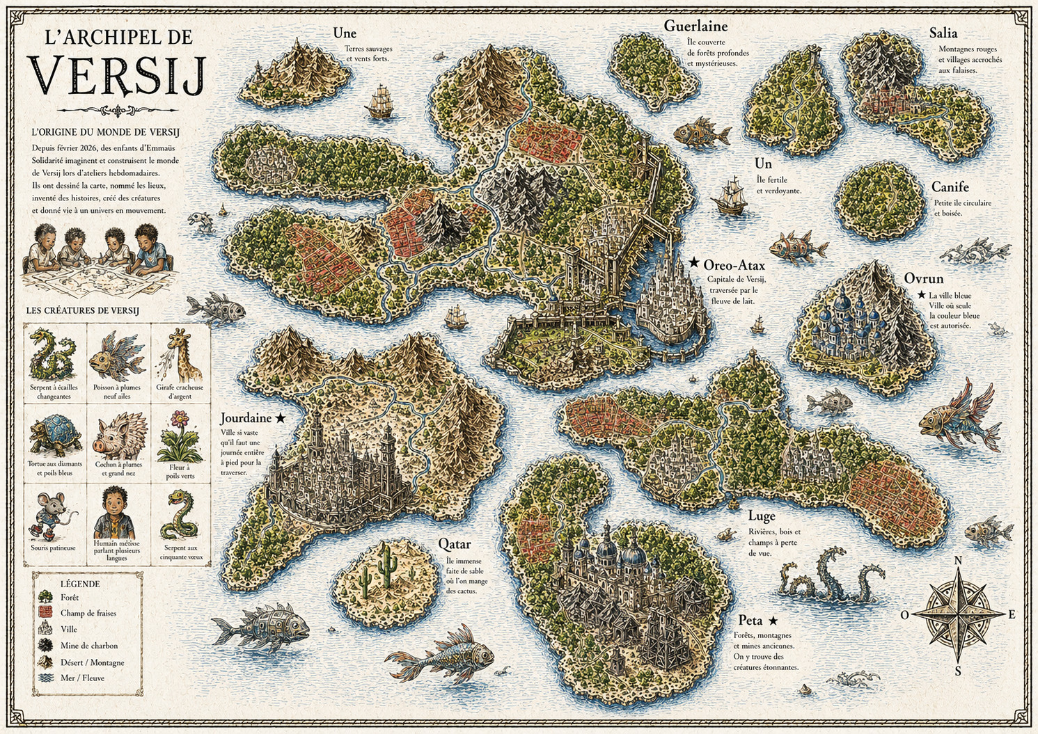 L'archipel de Versij et ses créatures/créateurs' styled-image